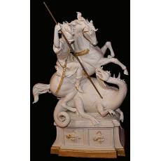 Скульптура "Георгий-победоносец" Porcellane Principe 840B/PP