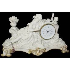 Часы "Дама с ангелом" Porcellane Principe 401BO/PP
