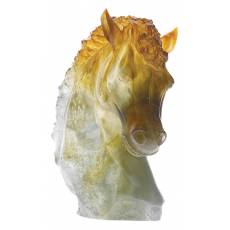 Статуэтка "Голова лошади" лиловая Cheval Daum 08023-1