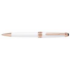 Шариковая ручка Meisterstück White Solitaire Red Gold Classique Montblanc 113325
