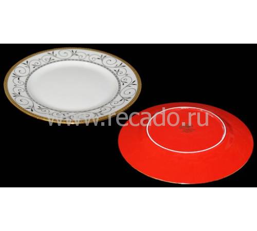 Набор блюд для десерта "Узоры" Glance GS2-001/J05-165G-PL3