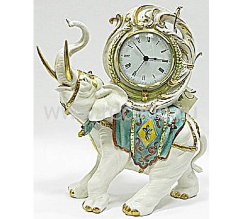 Часы "Слон" Porcellane Principe 404/PP