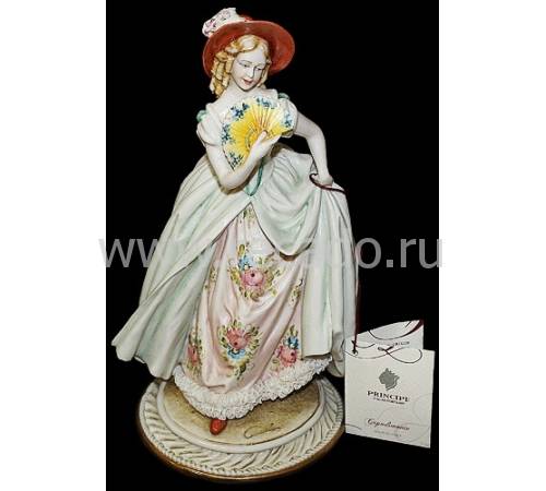 Статуэтка "Дама с веером" Porcellane Principe 609/PP