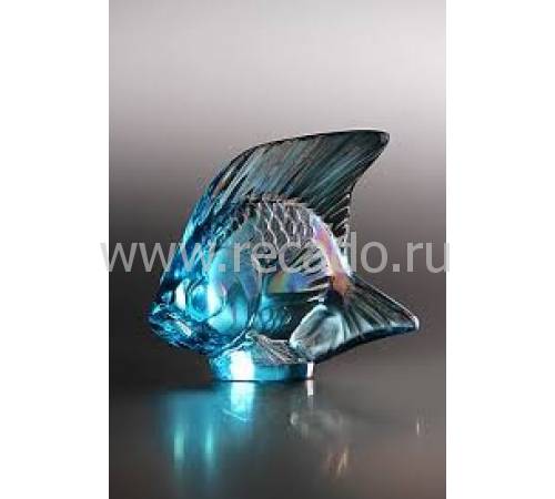 Статуэтка "Рыбка" золотисто-бирюзовая Lalique 10205600