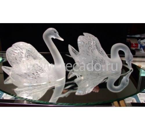 Два лебедя на зеркале Lalique 1161700