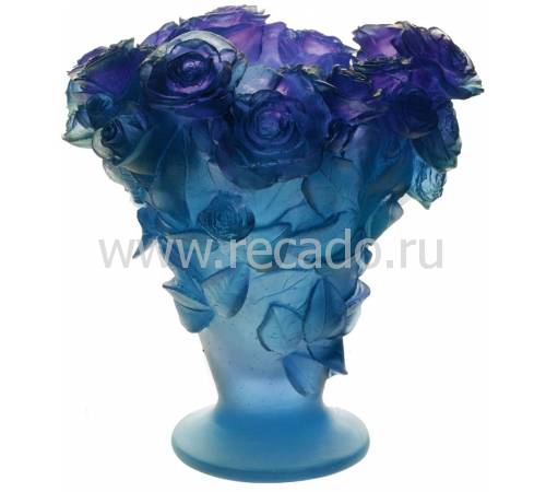 Ваза для цветов "Roses" фиолетовая Daum 03547-2