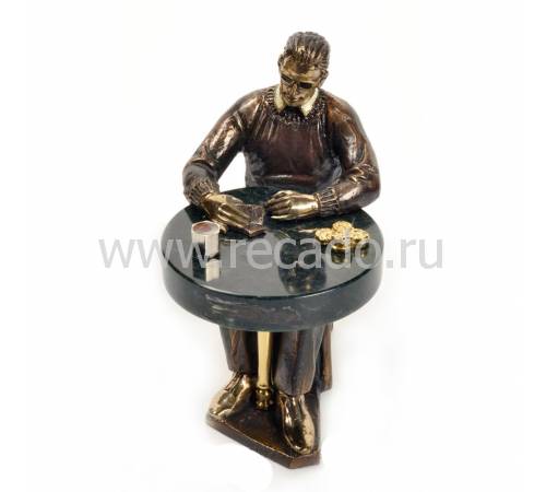 Скульптура бронзовая "Игрок" Авторские работы RV9773CG