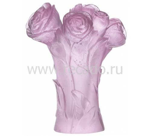 Ваза для цветов розовая "Pivoine" Daum 05215-1