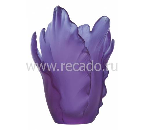 Ваза для цветов "Tulipe" фиолетовая Daum 05213-2