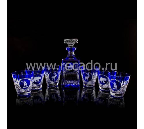 Набор из штофа и 4-х стаканов для виски "Hunt" Tsar FABERGE 548354B