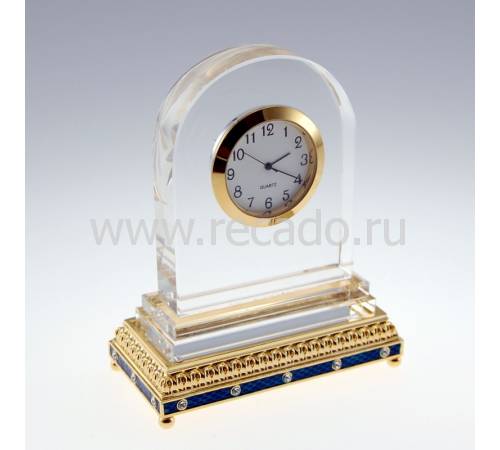 Часы хрустальные Tsar Faberge 631226-BL