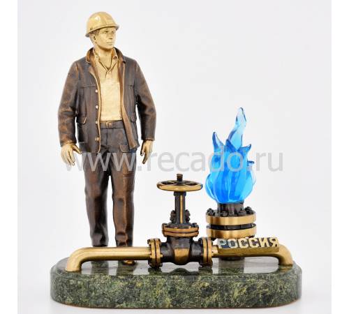 Скульптура "Работник нефтегазовой промышленности" RV0013733CG