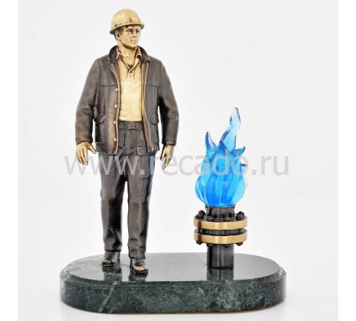 Скульптура "Работник нефтегазовой промышленности" Авторские работы RV0010409CG