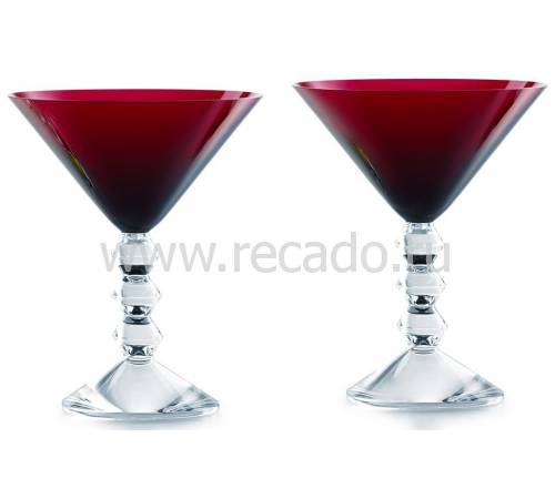 Набор из 2-х красных фужеров для мартини "Vega" Baccarat 2810900