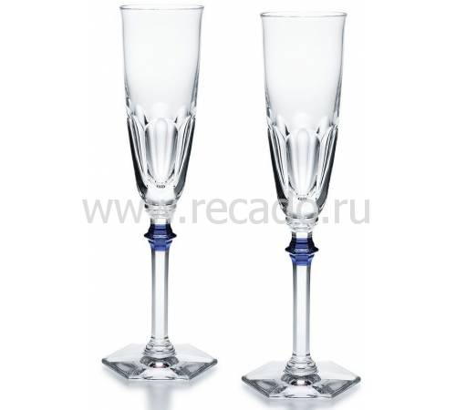 Набор из 2-х синих фужеров для шампанского "HARCOURT EVE" Baccarat 2811092
