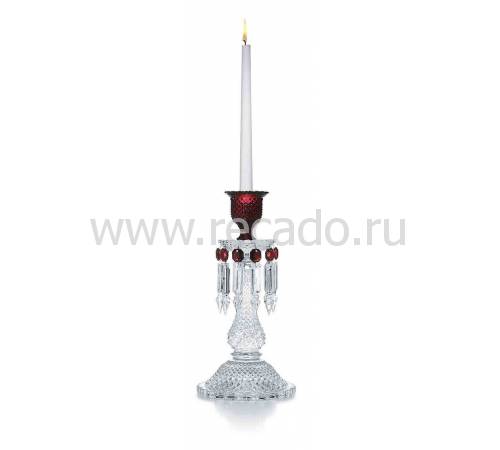 Подсвечник на 1 свечу красный "Zenith" Baccarat 2808410