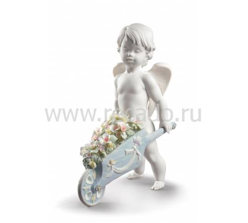Статуэтка ангел "Небесные цветы" Lladro 01009193