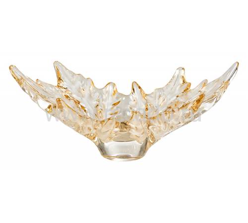 Ваза для фруктов "Champs‑Élysées" малая золотая Lalique 10599100