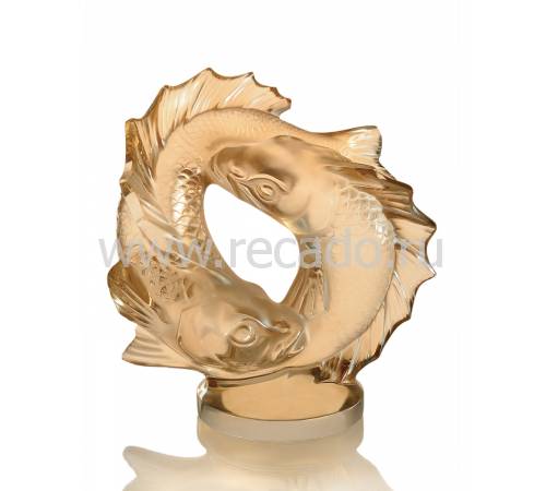 Статуэтка "Две рыбки" золотые Lalique 10571900