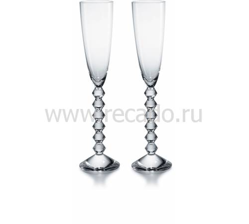 Набор из 2-х прозрачных бокалов для шампанского "VEGA" Baccarat 2811802