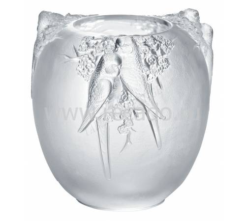 Ваза для цветов "Perruches" Lalique 10065900