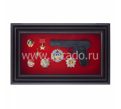 Панно «Коллаж »Пистолет ТТ с наградами ВОВ" RV0051733CG