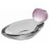 Вазочка для конфет белая с розовым цветком "Pivoine" Daum 05279/C