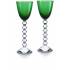 Набор из 2-х зелёных бокалов для вина "VEGA" Baccarat 2812268