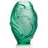 Ваза для цветов зелёная "Poissons Combattants" Lalique 10684300