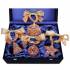 Набор из 4 ёлочных шаров Faberge & Tsar 680252